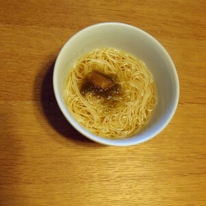 梅と昆布のそうめん